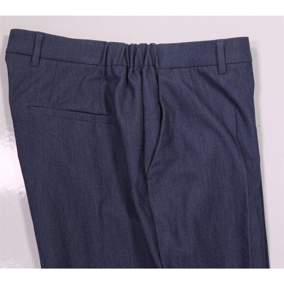 Tailored Athlete Muscle Fit Essential Trousers Chambray Blue Trousers 38x34 - Picture 6 of 11